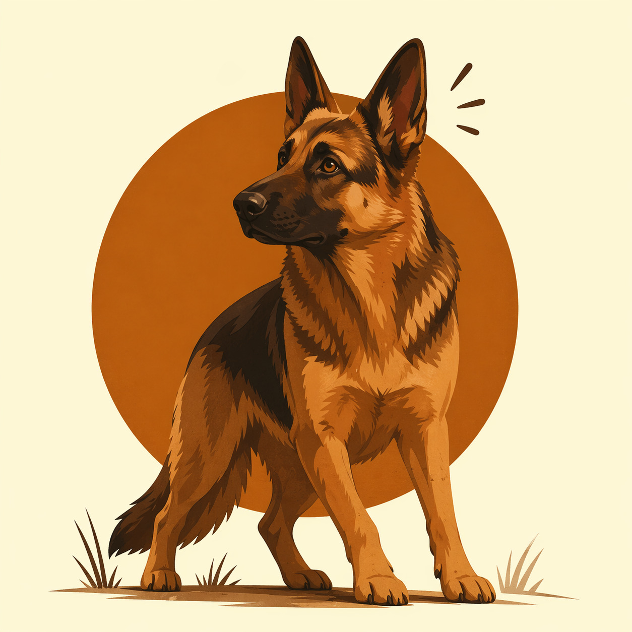 Rattlesnake sound avoidance training station — dog trained to respond to rattle